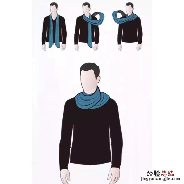 男士围巾怎么系好看简单的 系围巾的方法简单时尚