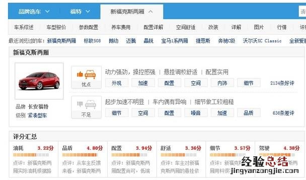 长安福特新福克斯点评 福克斯的车怎么样