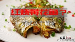 黄花鱼做法大全带图解 清蒸黄花鱼怎么做好吃又简单家常的做法