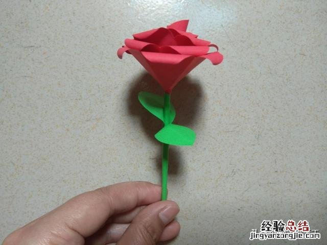 玫瑰花怎么折简单又好看 怎么折玫瑰花慢动作