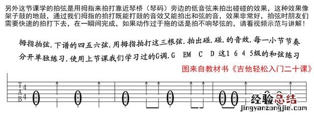 吉他手把手教谱零基础 吉他谱怎么看入门