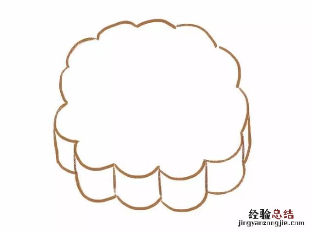 中秋月饼简笔画简单又好看 月饼简笔画怎么画