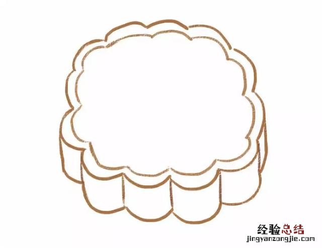 中秋月饼简笔画简单又好看 月饼简笔画怎么画