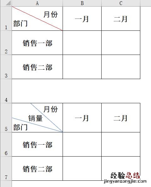 Excel表格中画斜线表头的方法 怎么在excel中画斜线