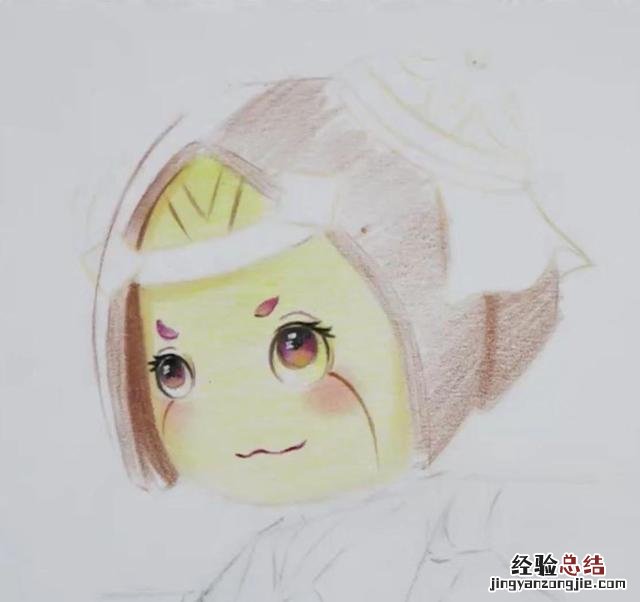 鲁班七号彩铅教程上色技巧 王者荣耀鲁班七号怎么画