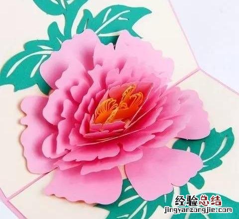 DIY纸艺贺卡附教程 立体翻花贺卡怎么制作图片