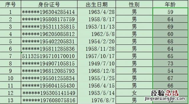 wps出生日期提取年龄最简单的方法 wps身份证号怎么提取出年龄