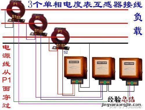 三相电表带互感器接线方法图解 三相互感器电表接线图