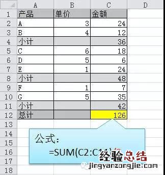 excel表格的简单的求和方法 excel求和怎么操作快捷键