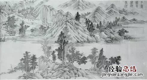 中国经典山水画50幅 中国山水画国画图片大全