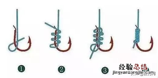 图解六种常见鱼钩详细绑法 鱼钩怎么绑图解