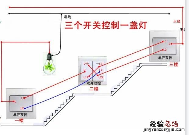 介绍几种常见的开关接法 墙壁开关怎么接线方法