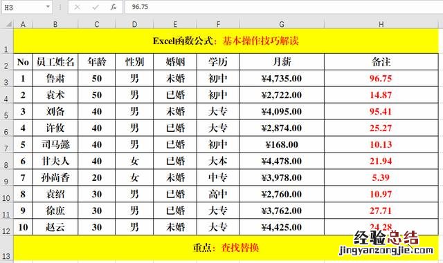 必须掌握的15个Excel表格操作技巧解读 excel的使用方法