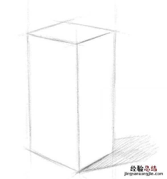 素描画初学零基础长方体 长方体怎么画简单方法