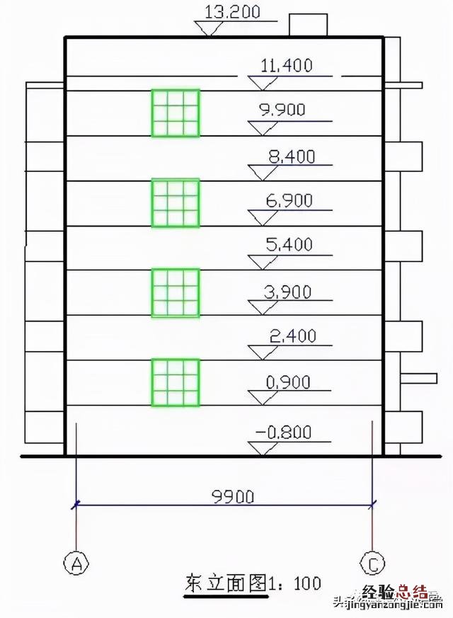 建筑立面图的识图方法与步骤 建筑剖面图怎么看