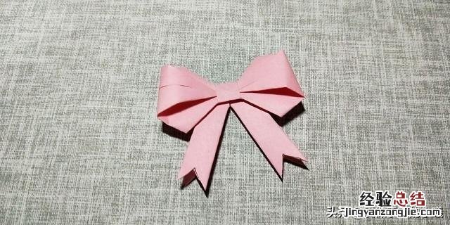 漂亮的折纸蝴蝶结制作步骤图解 蝴蝶结怎么折简单又漂亮