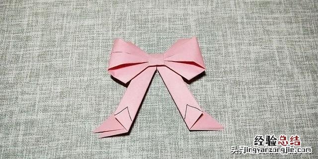 漂亮的折纸蝴蝶结制作步骤图解 蝴蝶结怎么折简单又漂亮