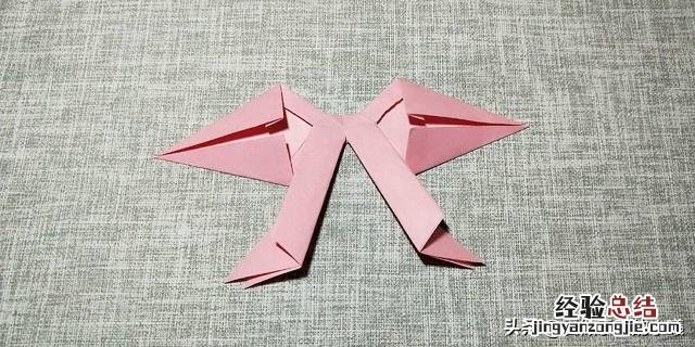 漂亮的折纸蝴蝶结制作步骤图解 蝴蝶结怎么折简单又漂亮
