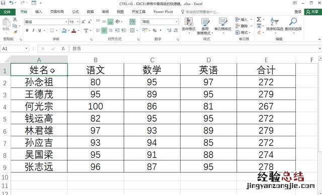 EXCEL表格中最高级的快捷键 excel表格搜索关键字快捷键