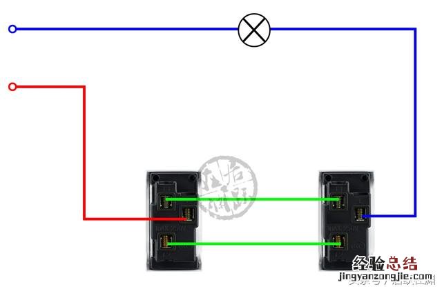 两个开关控制一盏灯的3种接法 双控开关的连接方法