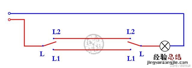 两个开关控制一盏灯的3种接法 双控开关的连接方法