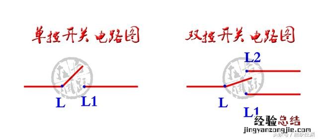 两个开关控制一盏灯的3种接法 双控开关的连接方法