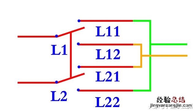 双控开关改多控开关的方法 双开怎么接线方法图片