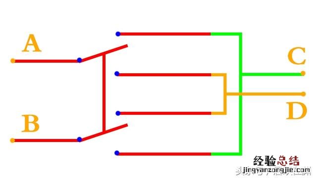 双控开关改多控开关的方法 双开怎么接线方法图片