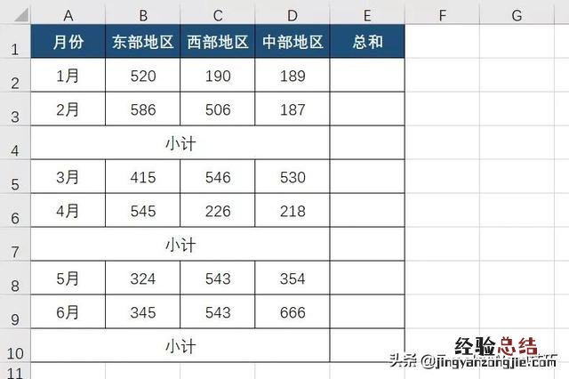 excel自动求和教程 表格自动求和怎么做