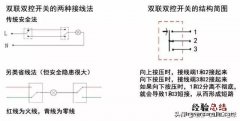 双控开关接线图的三种接法 双控双开怎么接线图解开关的安装