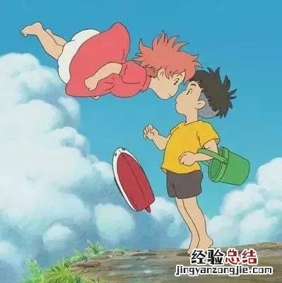宗介和波妞情侣头像卡通 波妞宗介情侣头像高清