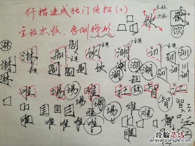 按这五大顺序易于速成 连笔字怎么练成