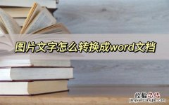 图片上的文字怎么转换成word文档 图片转化word文档免费