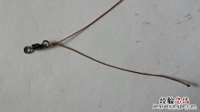 最完美钓鱼线组绑法之 鱼竿和主线怎么连接