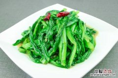 大厨分享一道蒜蓉油麦菜 蒜蓉油麦菜怎么做好吃