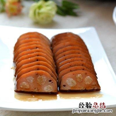 红糖糯米藕菜谱 糯米莲藕的做法大全