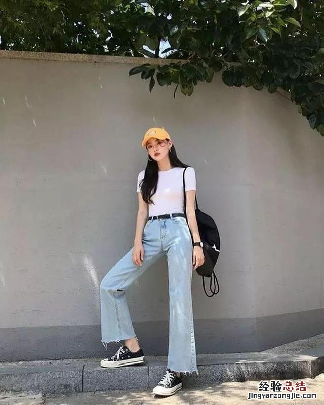 小个子穿阔腿裤搭这四双平底鞋 搭配阔腿裤的鞋子图片