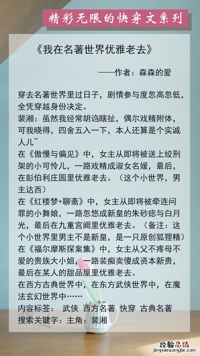 质量上乘的快穿文 年代文快穿小说推荐