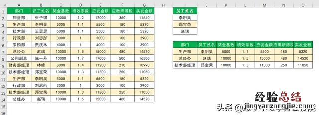 Excel高级筛选的5个用法 excel高级筛选多个条件