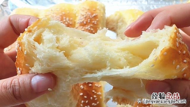 懒人面包不用烤箱不用揉出手套膜 最简单的免揉面包做法