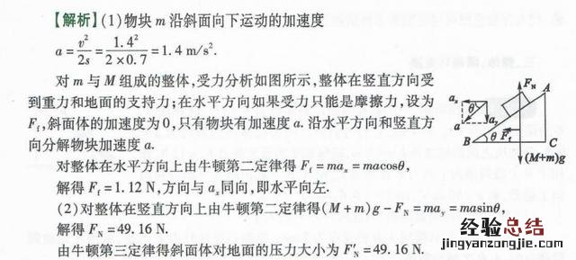 高中物理牛顿三大定律的知识梳理 高中物理牛顿运动定律公式总结