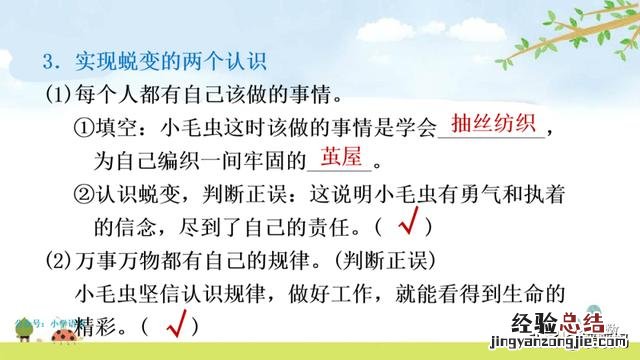 二年级下册语文小毛虫电子课本 二年级语文下册小毛虫课文讲解