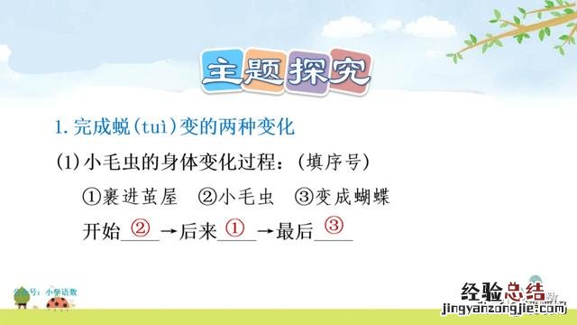 二年级下册语文小毛虫电子课本 二年级语文下册小毛虫课文讲解