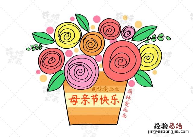 母亲节手抄报及主题画合集 母亲节的画怎么画简单又漂亮