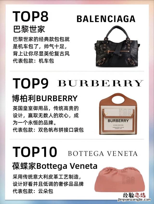 奢侈品品牌TOP10 国际名牌包包前十名