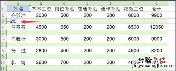 如何制作工资条