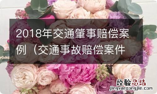 交通事故赔偿案件案例 2018年交通肇事赔偿案例