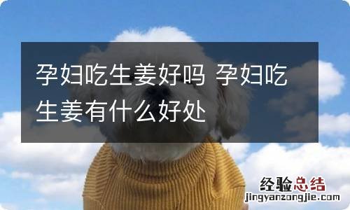 孕妇吃生姜好吗 孕妇吃生姜有什么好处