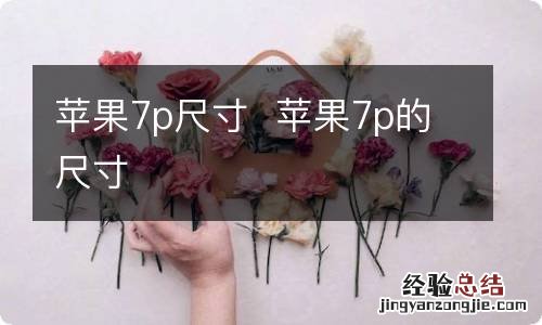 苹果7p尺寸苹果7p的尺寸