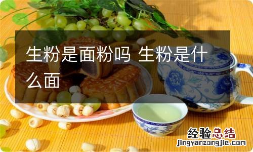 生粉是面粉吗 生粉是什么面